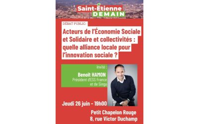 Réunion publique sur l’ESS avec Benoît Hamon