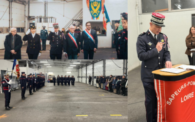Passation de commandement de la compagnie Nord-Stéphanois / Saint-Etienne La Terrasse