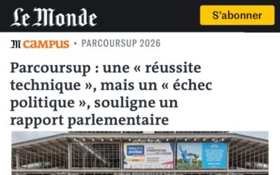 Parcoursup : une « réussite technique », mais un « échec politique », souligne un rapport parlementaire