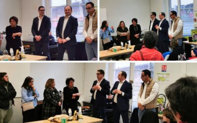 Temps d’échange avec les adhérents du Centre social de Terrenoire