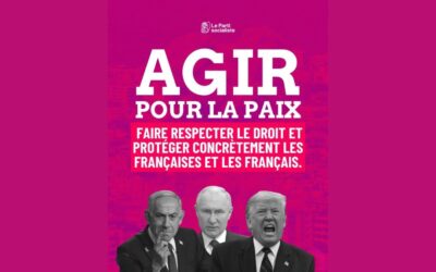 Moyen-Orient : agir pour la paix, protéger nos concitoyens
