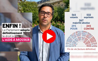 Enfin ! La loi relative à la fin de vie est définitivement adoptée