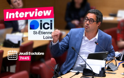 Mobilisation lycéenne, débat budgétaire, prix des carburants : mon interview à Ici Saint-Étienne Loire