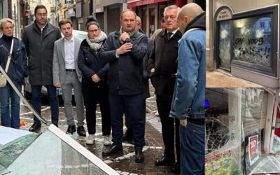 Aux côtés des commerçants stéphanois victimes des dégradations et des pillages